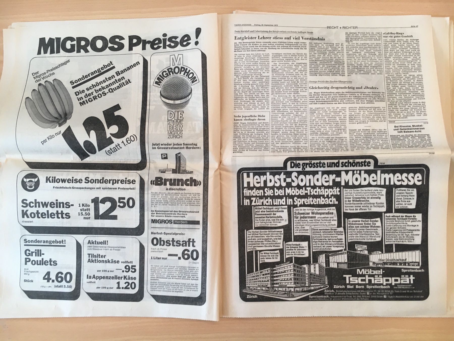 Zeitschriften & Magazine: Tagesanzeiger vom 26. September 1975 – Gebraucht aus Luzern von Jiggy_8898 6