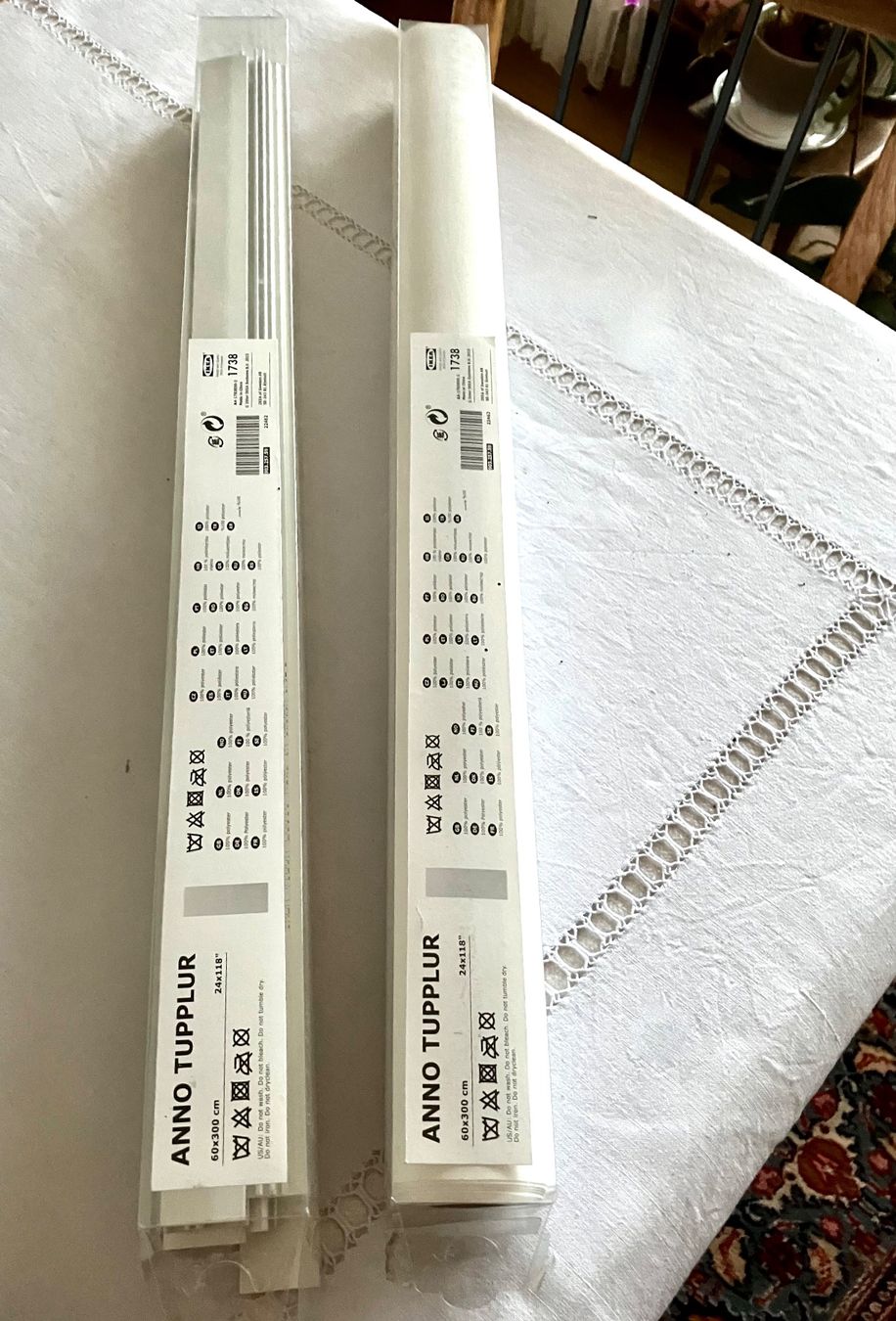 ANNO TUPPLUR Schiebegardine, wei, 60x300 cm von Ikea, neu! (Neuf avec  emballage d'origine)  Schaffhausen pour CHF 14  avec livraison | Acheter  sur Ricardo