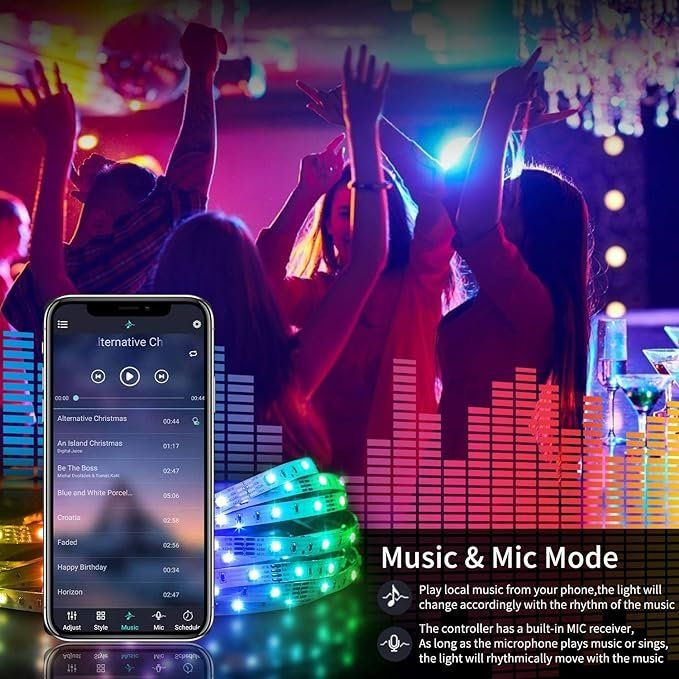 Lichterketten & Leisten: LED Strip 20m, Bluetooth RGB LED Streifen – Neu und originalverpackt aus Oberentfelden von abz_l7vm 3