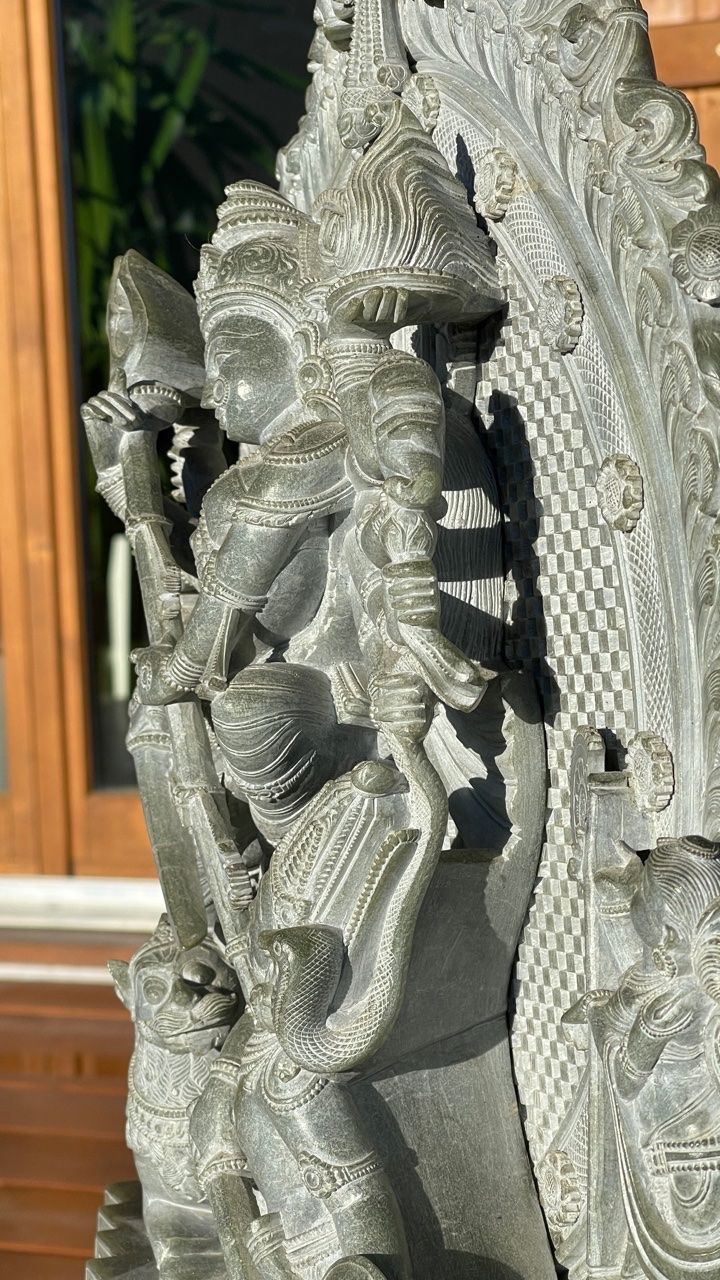 Sculture & Statue: Magnifique STATUE de marbre de DURGA – Usato da Trelex venduto da AnnabelleLelie 6