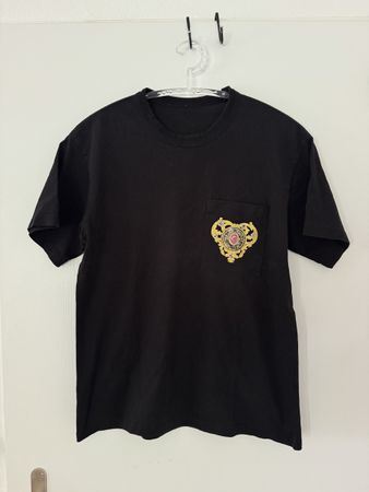 Versace Jeans Couture schwarz T-Shirt mit Logo Grösse M