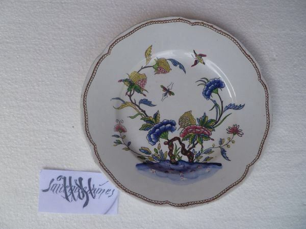Teller: Assiettes Sarreguemines Rouen d. 21,5 cm – Gebraucht aus Le Mont-sur-Lausanne von Crocrodile