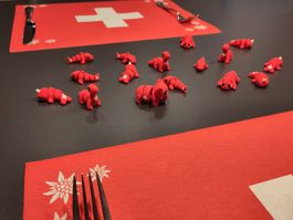 3D-gedruckte Mini-Figuren – Tiere, 1.August Edition