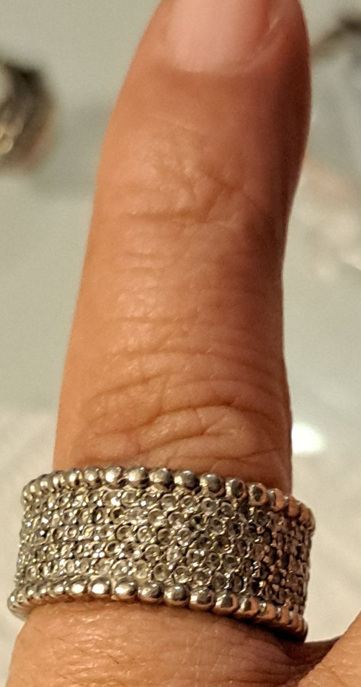 Anelli: Bague 925 avec strass – Usato da Biel/Bienne venduto da raf_2yqq