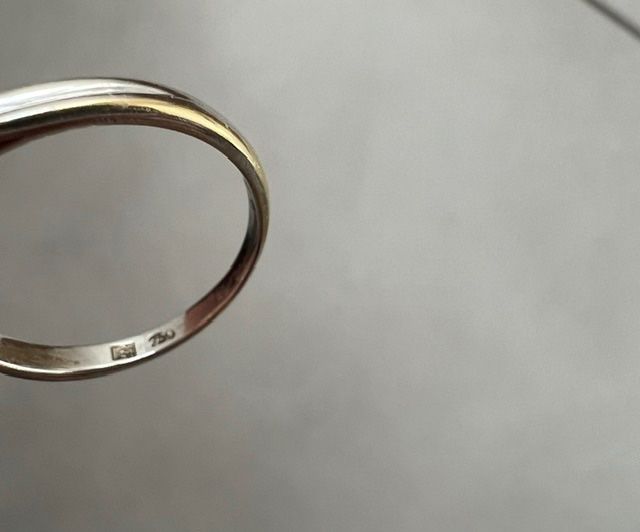 Anelli: 750 Weissgold mit ein Diamanten 0.2ct – Usato da Neerach venduto da romiping 4