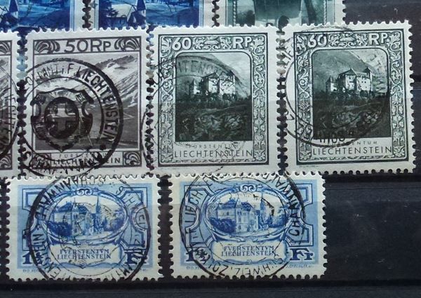 Tutti i francobolli: Lot ++ Liechtenstein ++ Kat: ca. 961.00 – Usato da Walkringen venduto da Casablanca777 4
