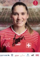 Sandrine Mauron Autogramm handsigniert Schweiz 2022 SELTEN