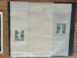 Streifband mit Tellbuäb, postfrisch