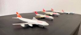 Swissair Balair Flugzeug Modelle Konvolut Sammlungsauflös...