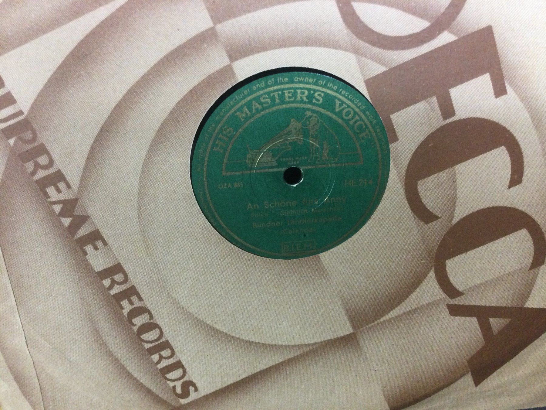Vinyles: Schellackplatten Bündner Studenta Kappelle Calanda – D'occasion à Wangen SZ par kuriosum12 2