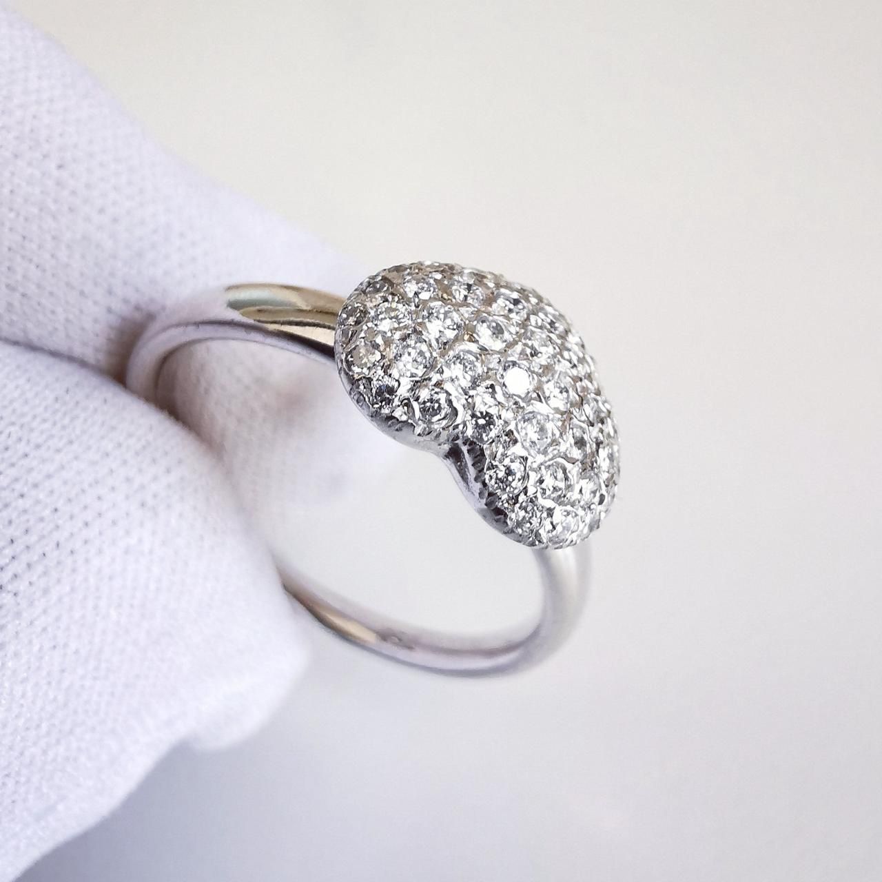 Anelli: Diamant Ring 18 kt. Weissgold – Usato da Safenwil venduto da Kroll1974