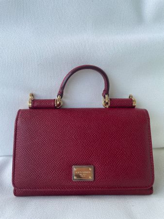 Dolce&Gabbana Miss Sicily Phone Bag Red