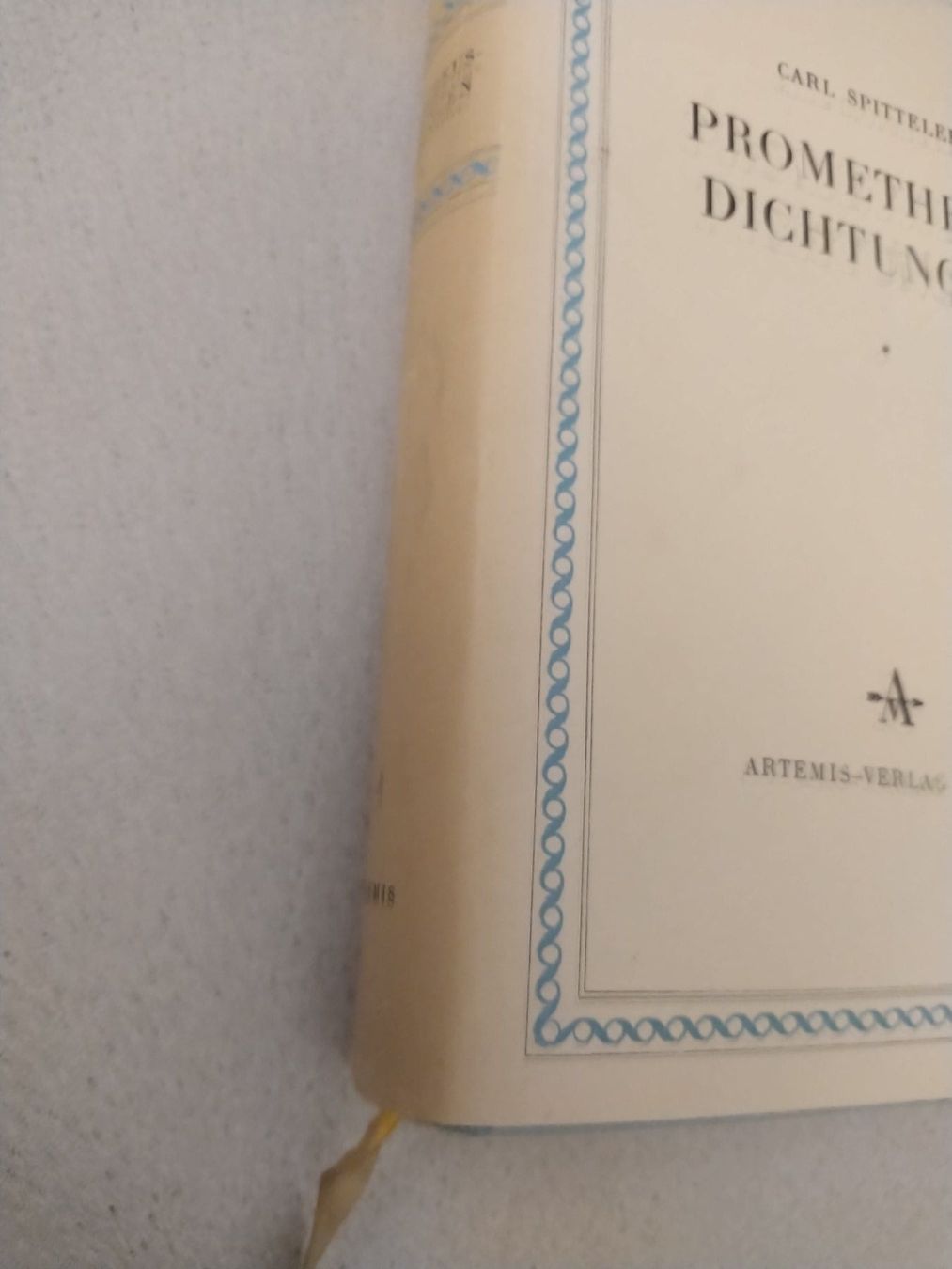 Bücher: Carl Spitteler: Prometheus und Epimetheus/Prometheus der Dul – Neu (gemäss Beschreibung) aus Sissach von Heimat_Buch 3