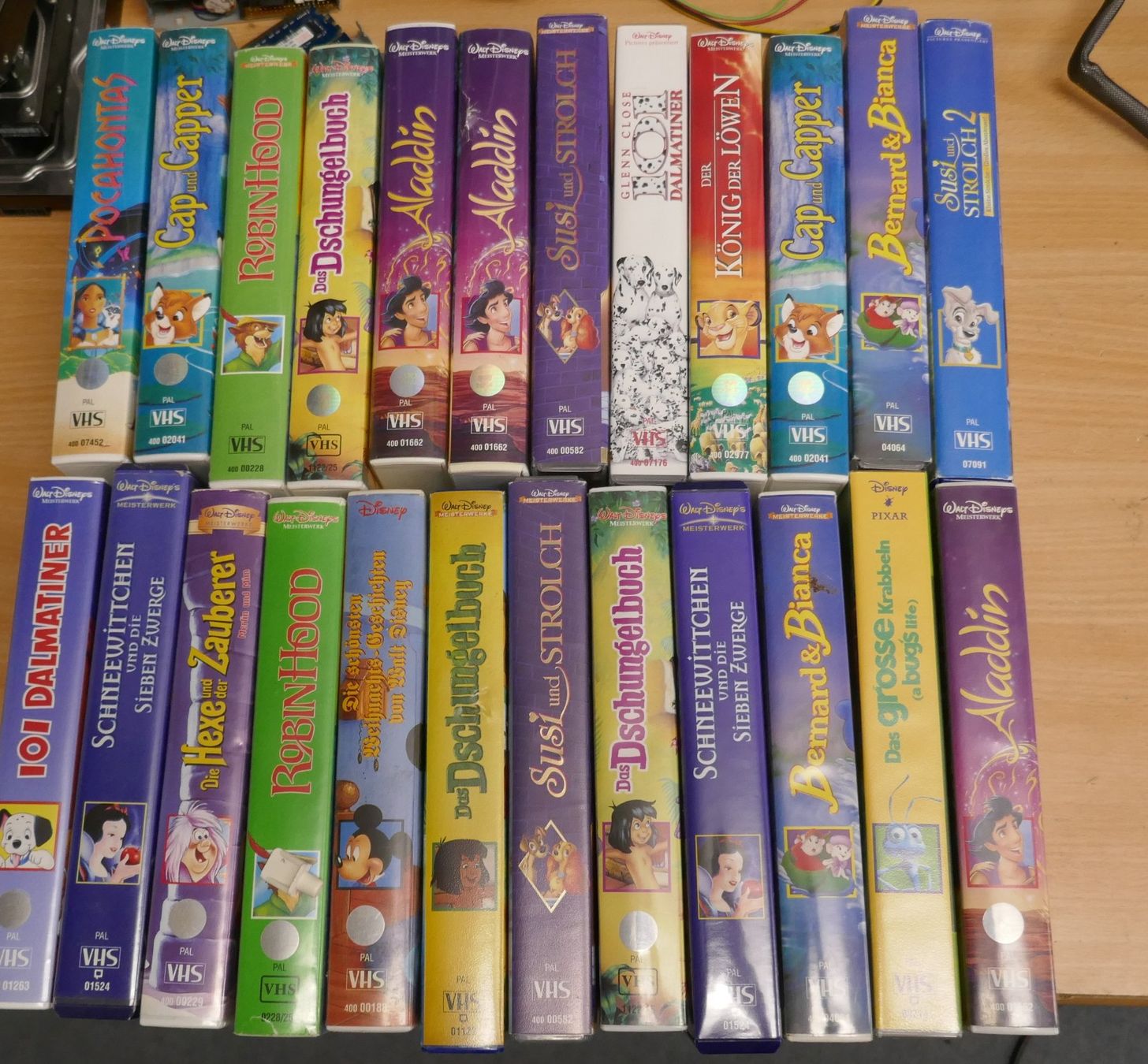Tutti i VHS: Diverse Disney VHS Kassetten – Usato da Wenslingen venduto da FairlightCMI 1