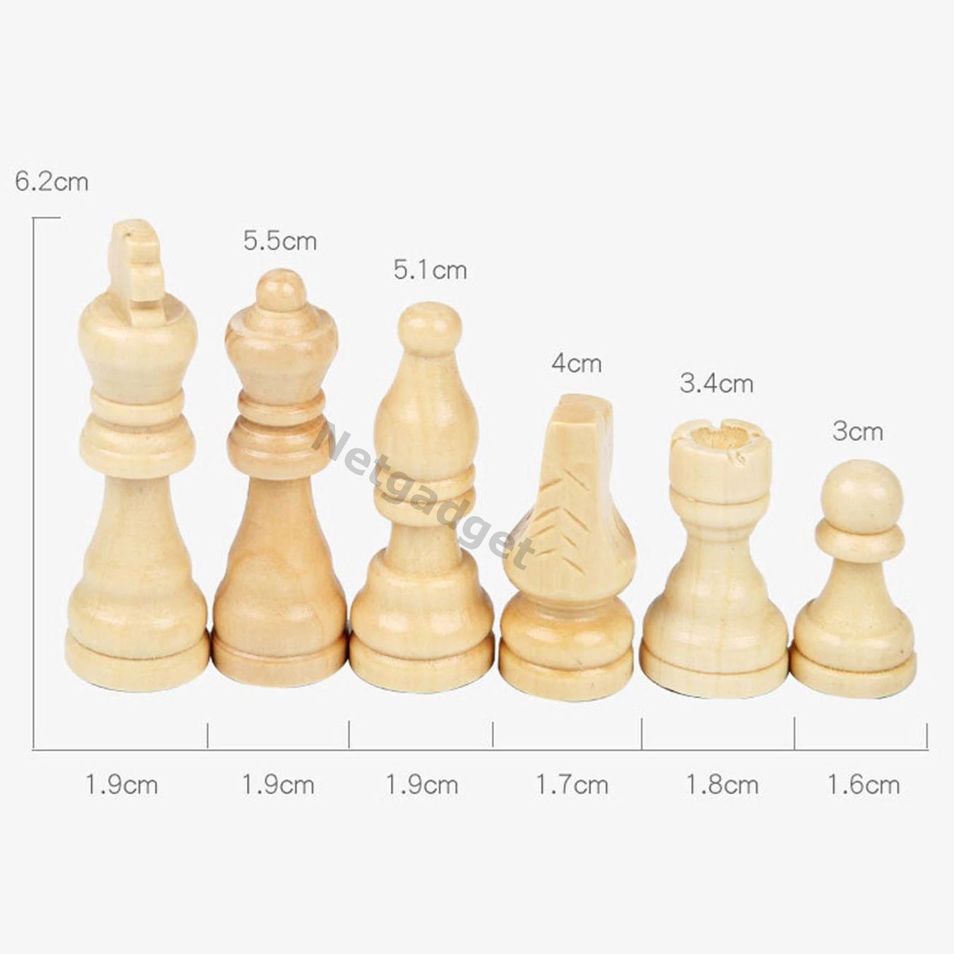 Giochi: Schachbrett aus Holz neu Chess - 29/39cm – Nuovo e nell'imballaggio originale da Yverdon-les-Bains venduto da Netgadget 8
