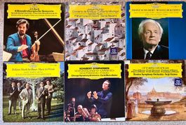 7 LPs Set DGG RODRIGO BACH RESPIGHI SCHUBERT VINYL TOP