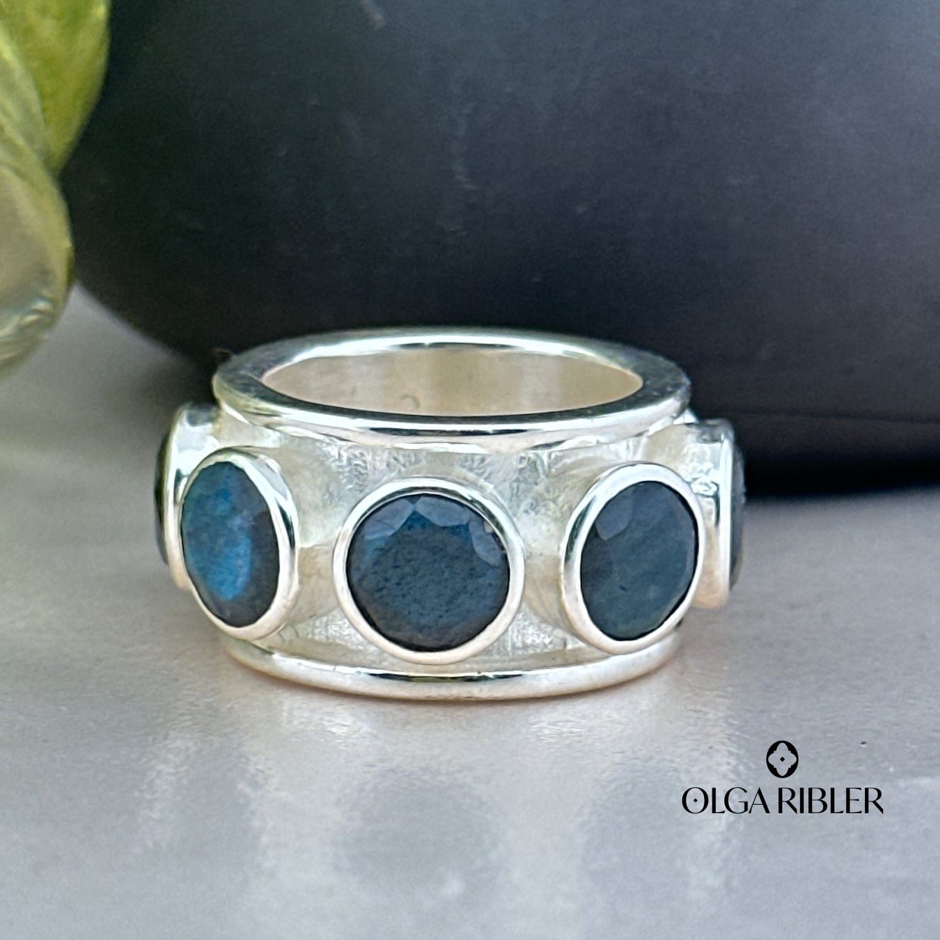 Olga Ribler Anelli: Labradorit Ring Sterling Silber  Ringgrösse 55 – Nuovo (secondo la descrizione) da Luzern venduto da byolgaribleroutlet 6