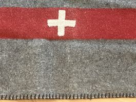 Schweizer Armeedecke 1943 Wolldecke