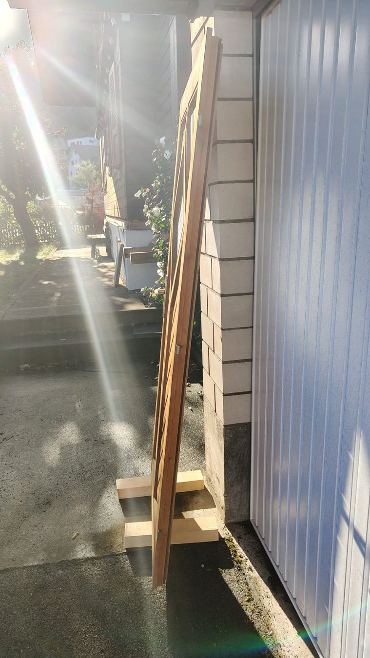 Porte: Eingangstüre  Holz 191cmX 89cm – Usato da Willisau venduto da flabastian 2