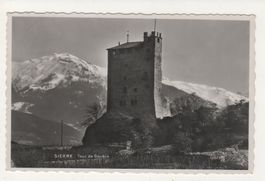 Ansichtskarte Sierre Tour de Goubin 1940