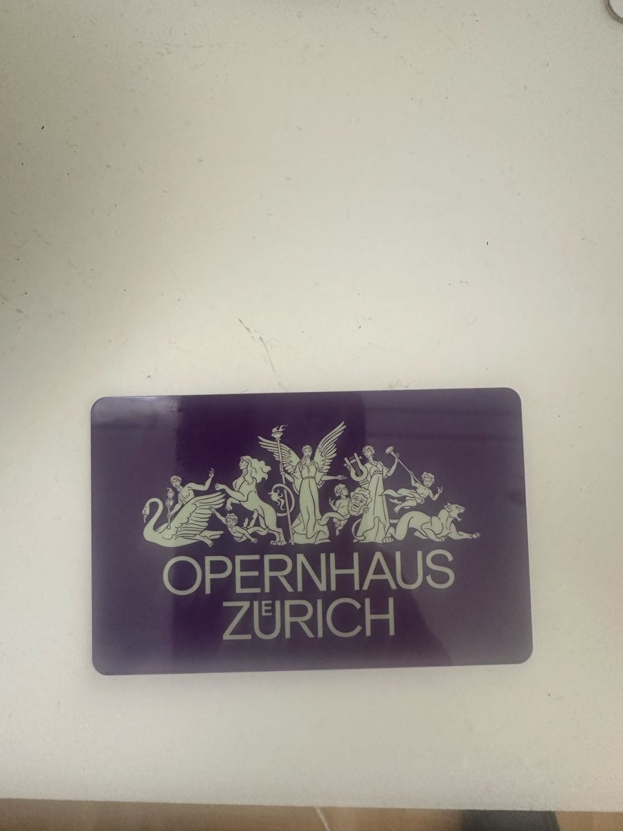 Buoni: Opernhaus Gutschein 200.- CHF – Nuovo (secondo la descrizione) da Zollikon venduto da Kerry85