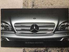 Mercedes-Benz M-Klasse „Exclusive“ Verkaufsprospekt 1.2002