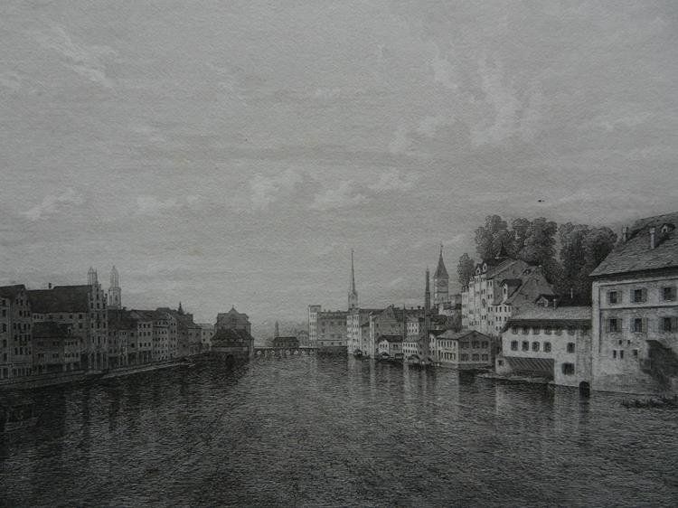 Incisioni: Zürich Schipfe Limmat – Usato da Risch venduto da Rischli15 1