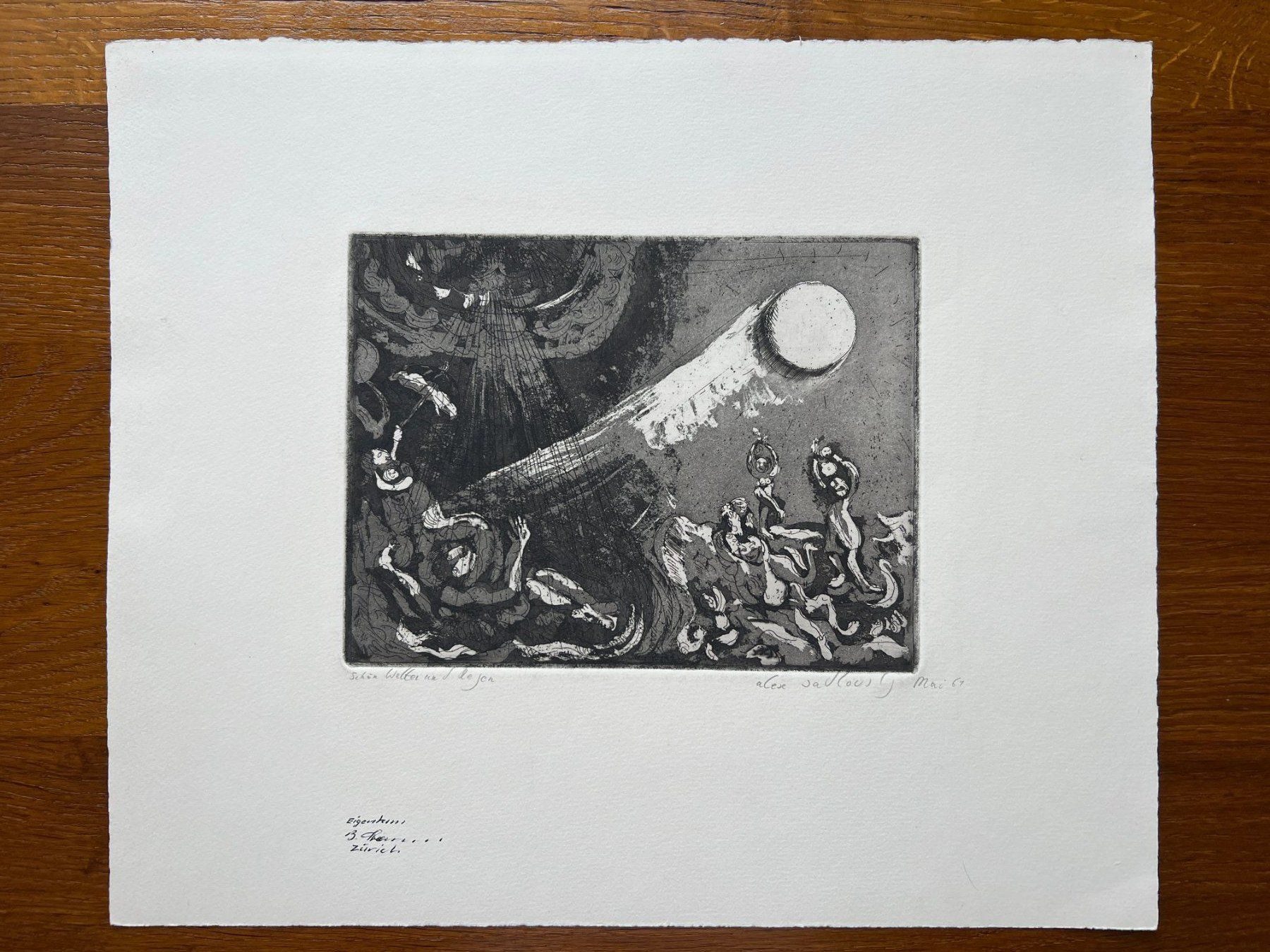Posters & Illustrations: Radierung von Alex Sadkowsky  //9 – D'occasion à Volketswil par benluke 1