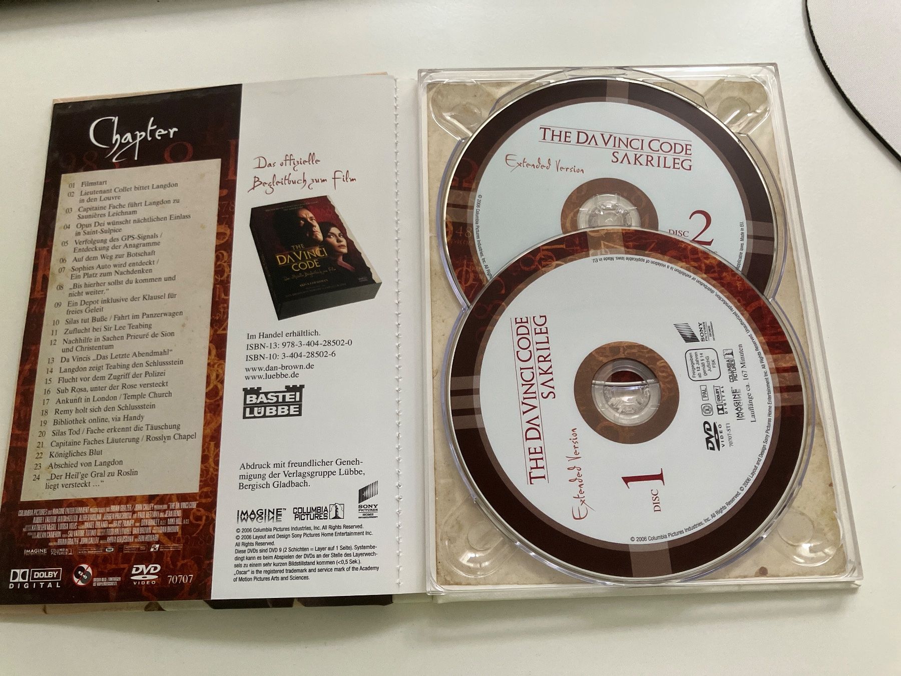 Alle DVDs: The Da Vinci Code - Sakrileg (Extended Version, 2 DVDs) – Gebraucht aus Arbon von HelFer01 3