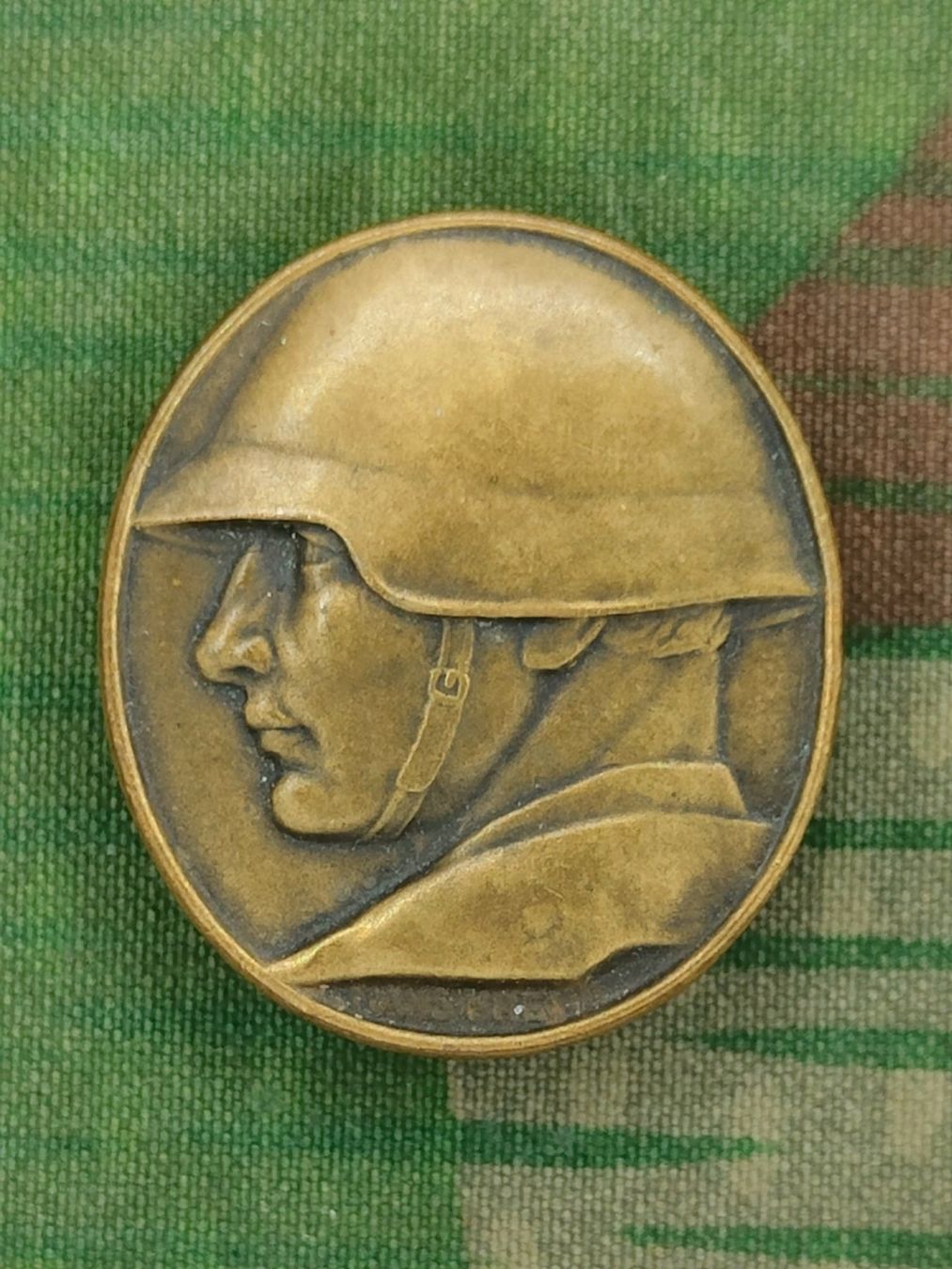 Schweizer Armee Placchette & Badge: Abzeichen Nationalspende 1918 als Brosche – Usato da Bauma venduto da SwissMilitaria
