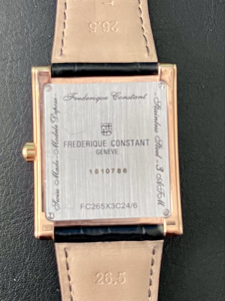 Frederique Constant Orologi: Frédérique Constant Classics Carrée Moonphase Calendar – Usato da Liestal venduto da selgo 2