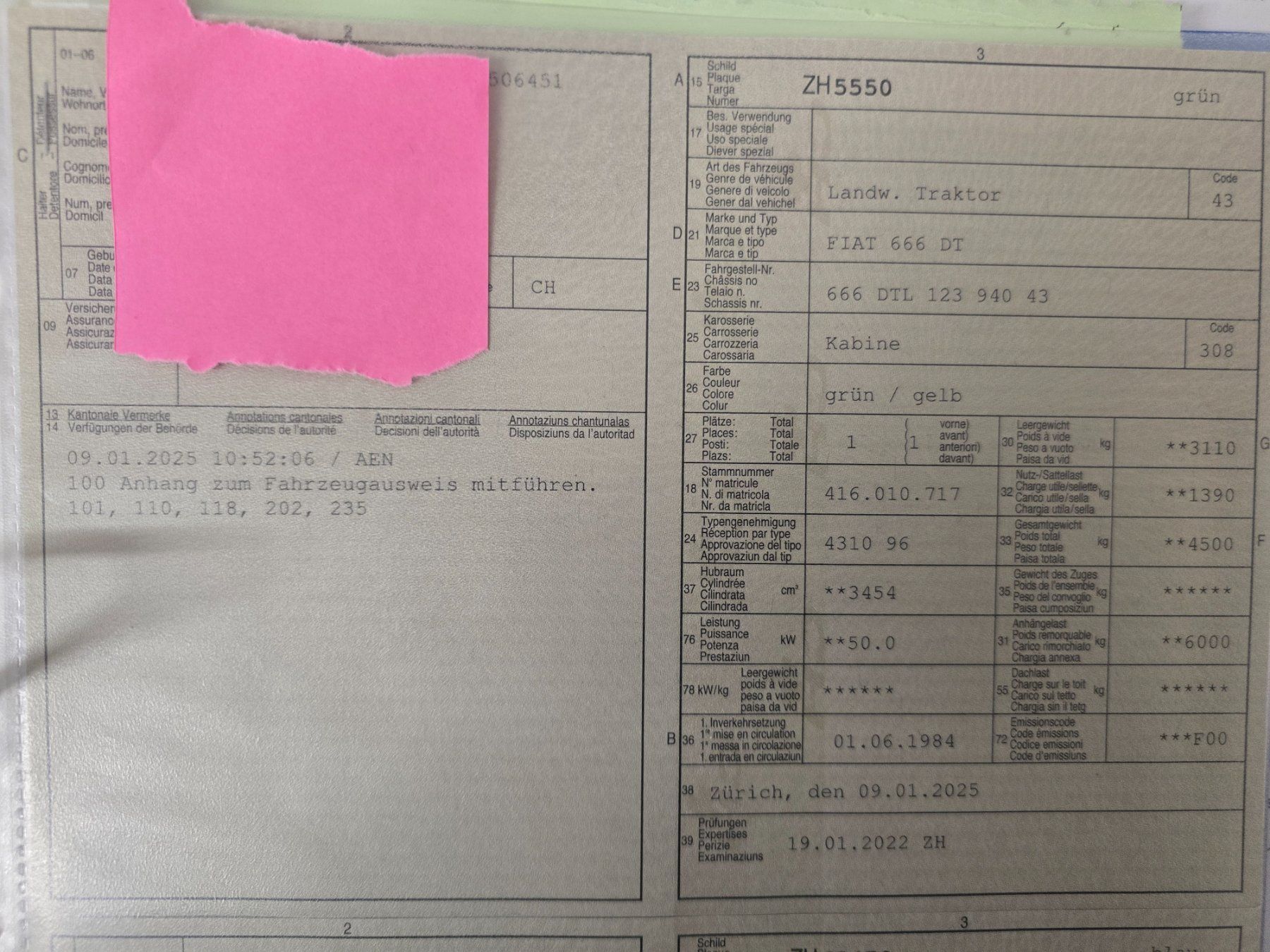 Traktoren: Fiat 666DT – Gebraucht aus Egg b. Zürich von appi84 9