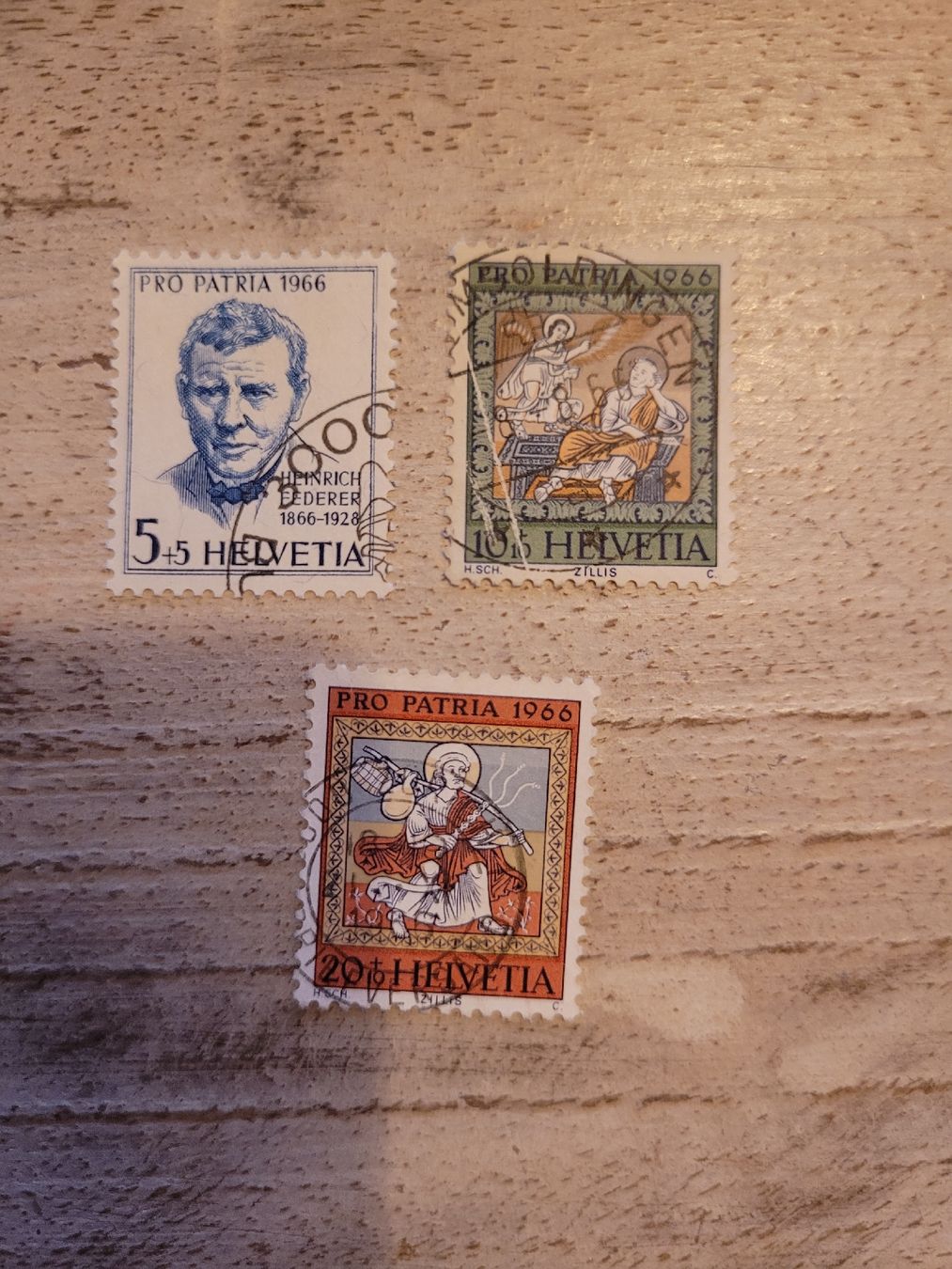 Alle Briefmarken: Pro Patria 1966 – Gebraucht aus Inwil von Flower2325