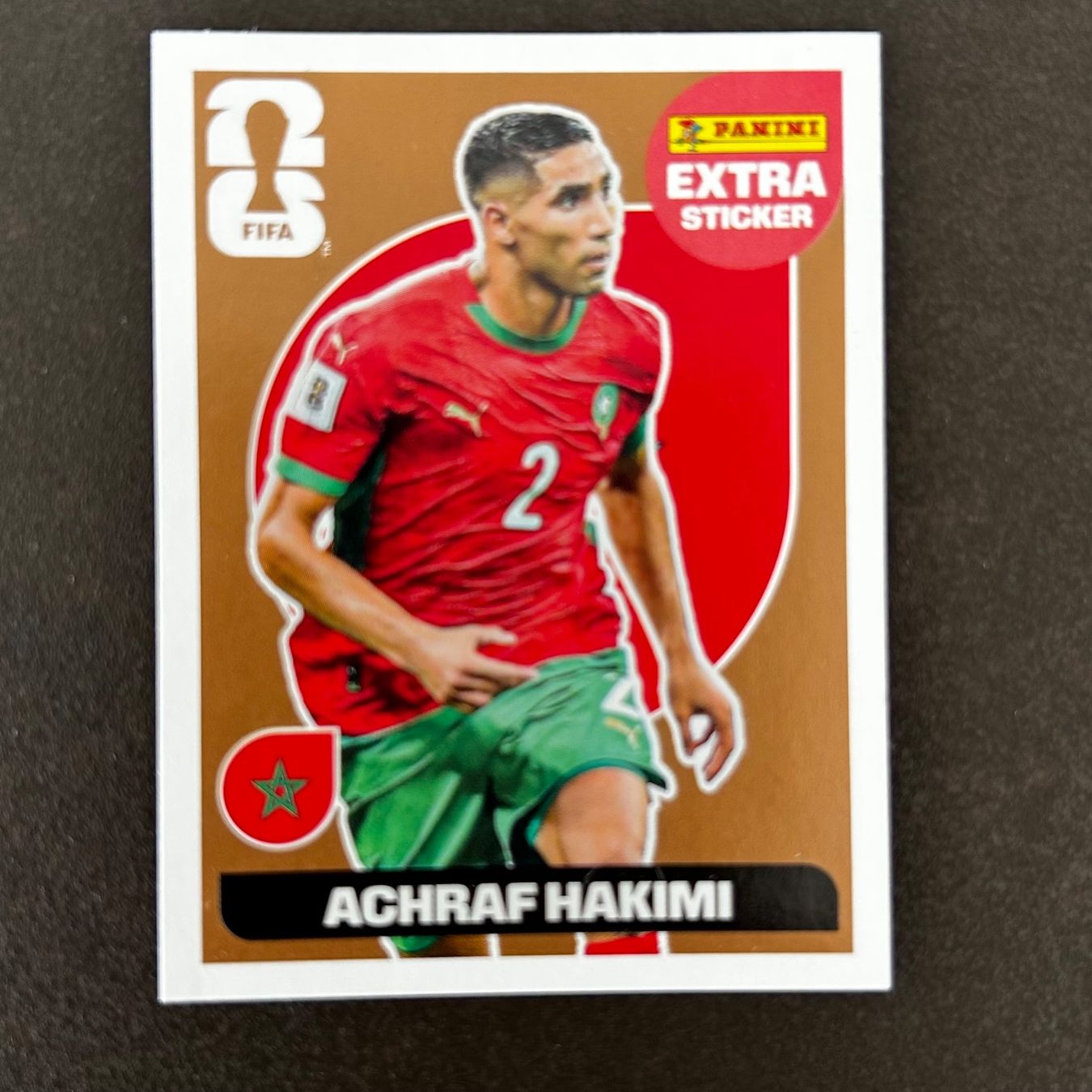 Panini Carte collezionabili: Panini WM 2026 Extra Sticker ACHRAF HAKIMI - BRONZE – Usato da Hünibach venduto da Chatzestrecker