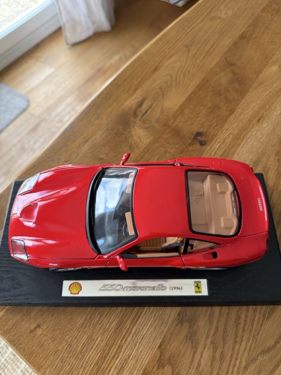 Ferrari Modellautos: Ferrari 550 Maranello (1996) Shell édition 1:18 - MAISTO – Neu (gemäss Beschreibung) aus La Chaux-de-Fonds von JeanLeHerisson 1
