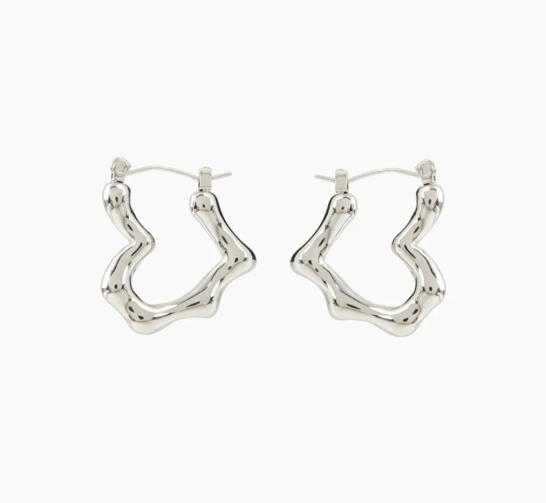 Orecchini pendenti & Orecchini a lobo: Boucles d'oreille argentées en acier inoxydable – Usato da Villars-sur-Glâne venduto da dia_2q2l 2