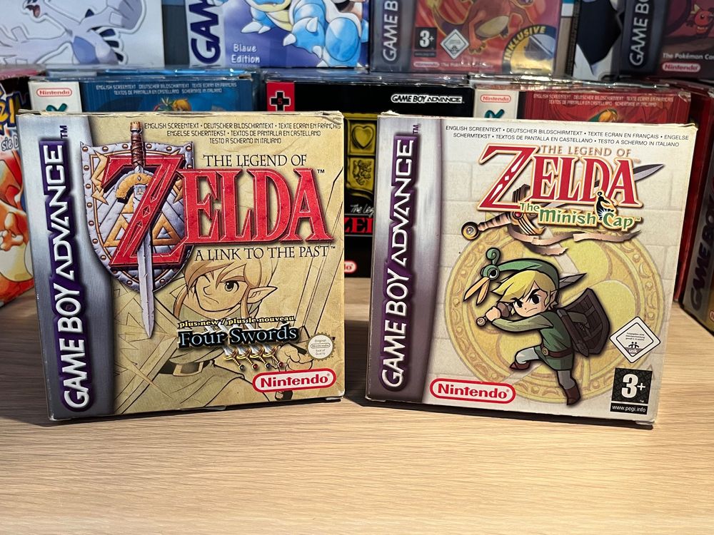 Four Swords The Legend Of Zelda A Link To The Past - PAL - Game Boy Advance/ GBA - Boîte de rechange avec plateau intérieur - Carton épais. QG ! - France