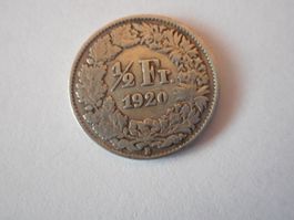 50 Rp. 1920 silber