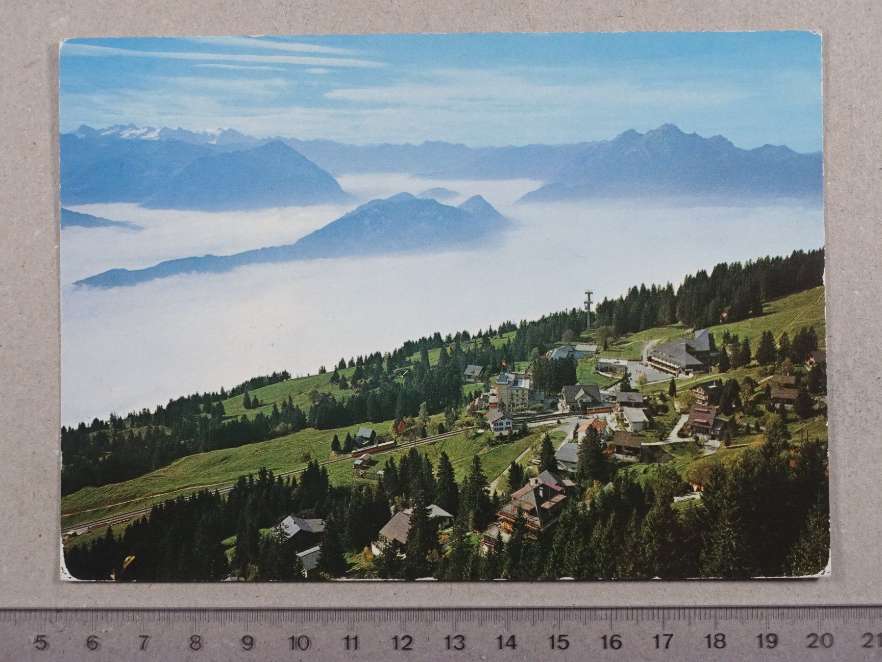 Cartoline postali: Rigi Kaltbad, 1975 – Usato da Lenzburg venduto da fh1