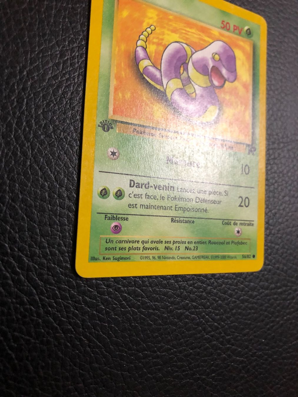 Pokémon Carte collezionabili: Team Rocket Ekans / Abo 56/82 1st edition FR Ab 1 – Usato da Paradiso venduto da Pkmn10 2