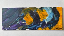Tecnica mista su masonite- 10.5 x 17.05 cm.