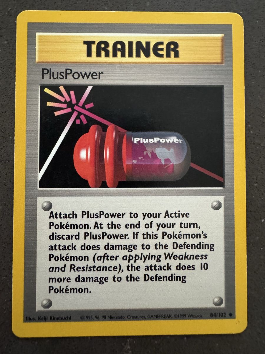 Pokémon Cartes à collectionner: Plus Power - Base Set EN - 84/102 - Ab 1.- – D'occasion à Cadro par kiks27