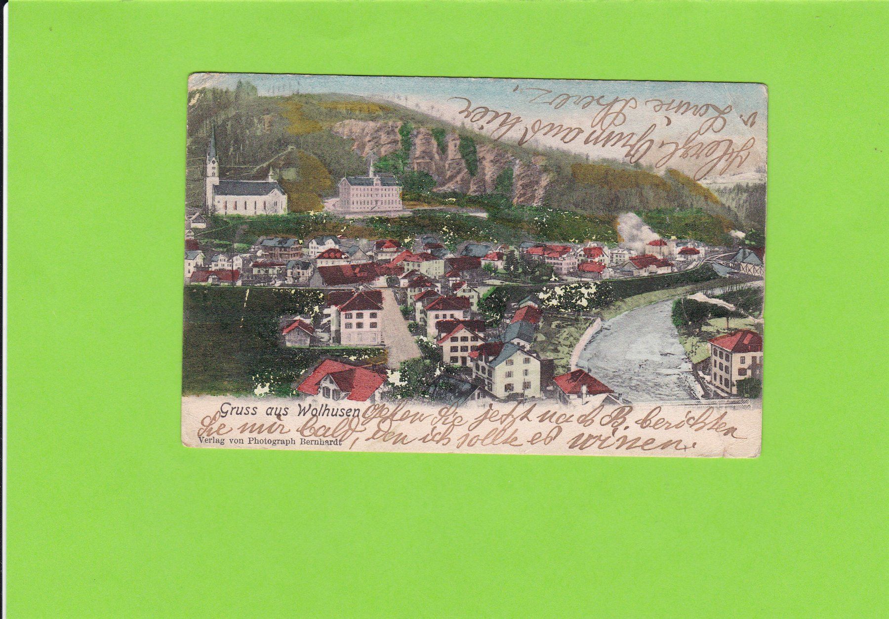 Cartoline postali: Gruss aus Wolhusen – Usato da St. Peterzell venduto da neckertal