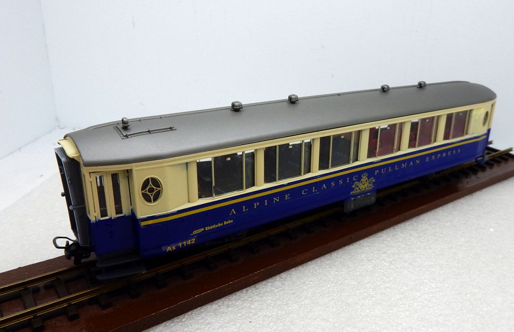 Bemo Modelleisenbahnen: Hom Bemo - RhB "Alpine Classic Pullmann"- Voit Salon  As1142 – Gebraucht aus Locarno von Gudrun2