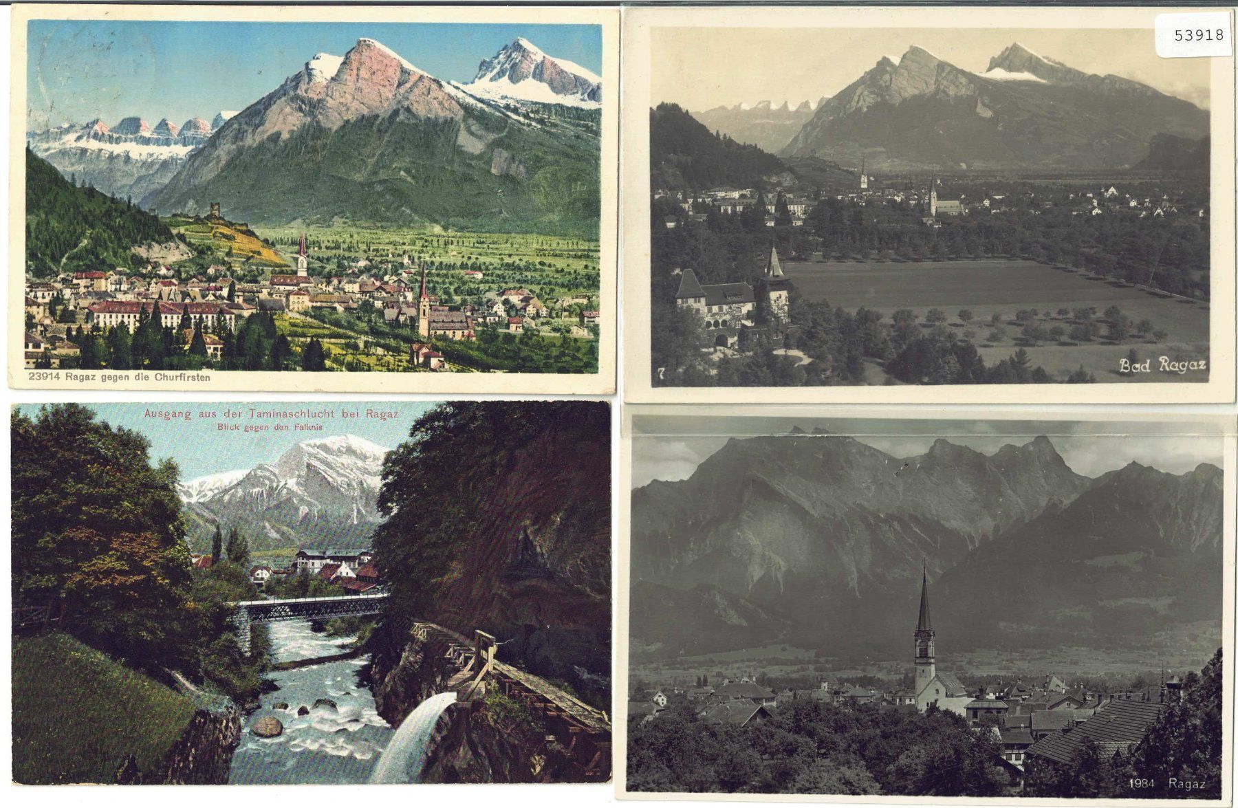 Cartes postales: 4 AK - Bad Ragaz – D'occasion à Ettingen par Kartenplanet