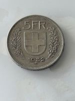 5 Franken 1932  Silber