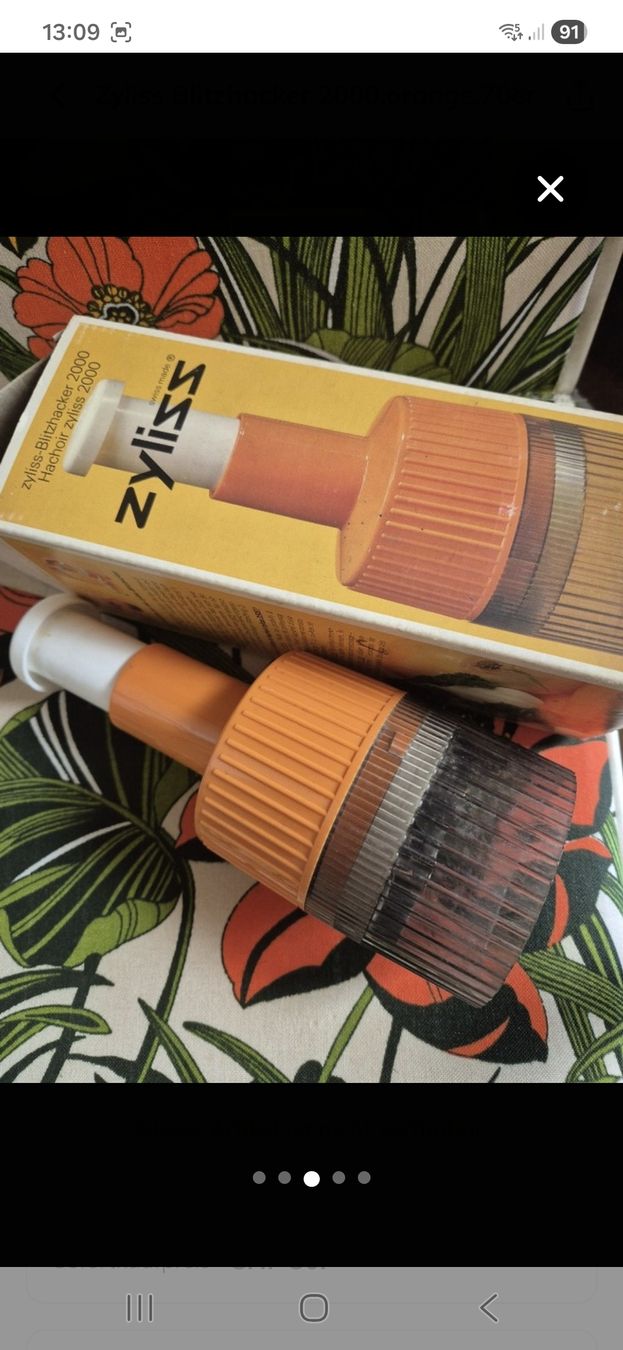 Zyliss Elettrodomestici da cucina: Blitzhacker Zyliss, orange – Usato da Villmergen venduto da MONCHHICHI 2