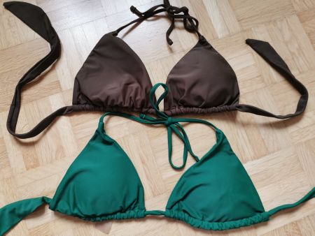 2 x Bikinitop Aqua Tropic Gr. L