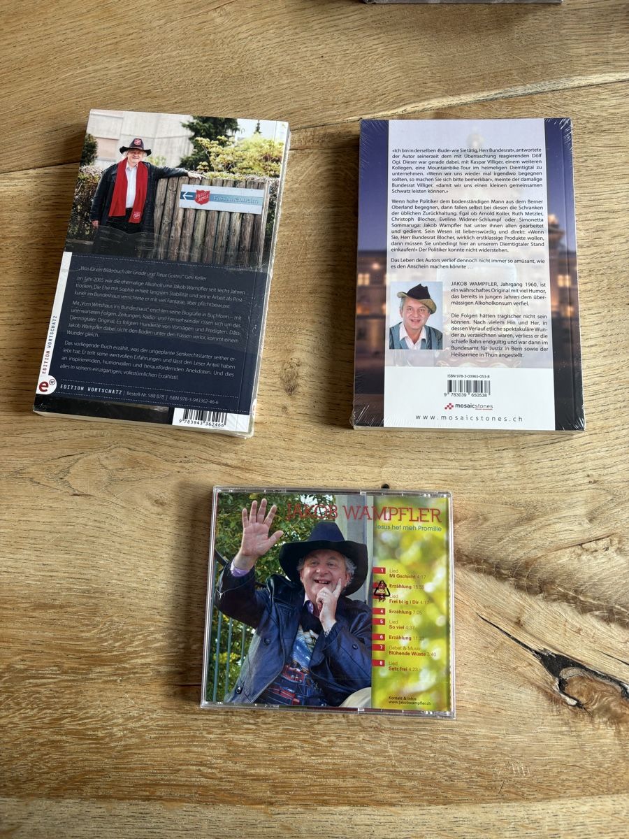 Libri: Jakob Wampfler CD & 2 Bücher – Nuovo e nell'imballaggio originale da Bauma venduto da haelge01 1