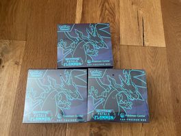 3x Fatale Flammen Pokemon Center ETBs